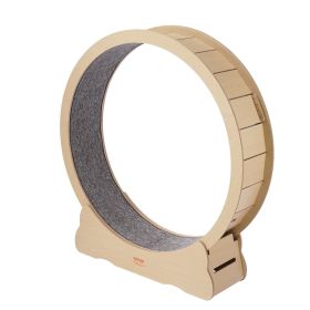 VEVOR Wooden Cat Exercise Wheel, 52" Large Cat Treadmill Wheel for Indoor Cats