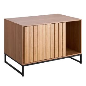 VEVOR Cat Litter Box Enclosure Furniture, 31.5 in Hidden Litter Box Cabinet with Scratch Pad & Storage, Waterproof Cat Washroom End Table Cat Hou